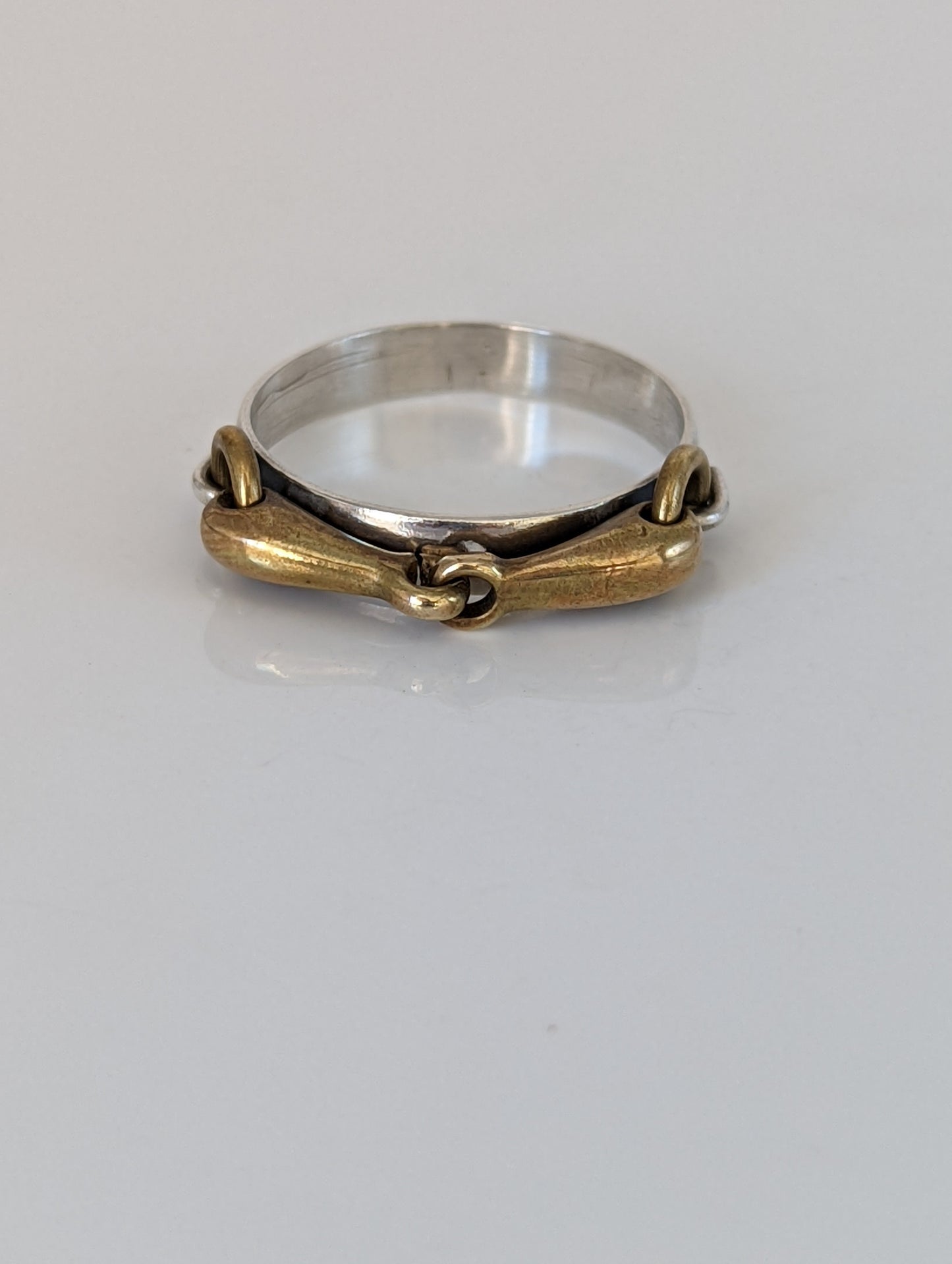 Silver Steed Snaffle on a Silver Band