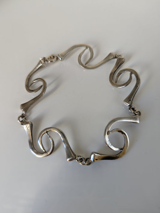 Silver Steed All about hoofnails bracelet