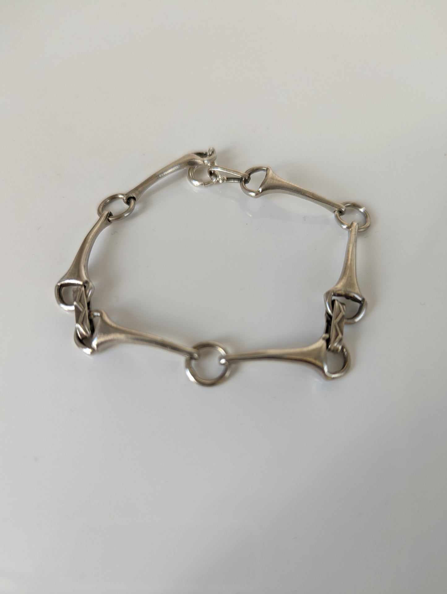 925 Sterling Silver Snaffle Bit Bracelet – Handmade Equestrian Jewellery