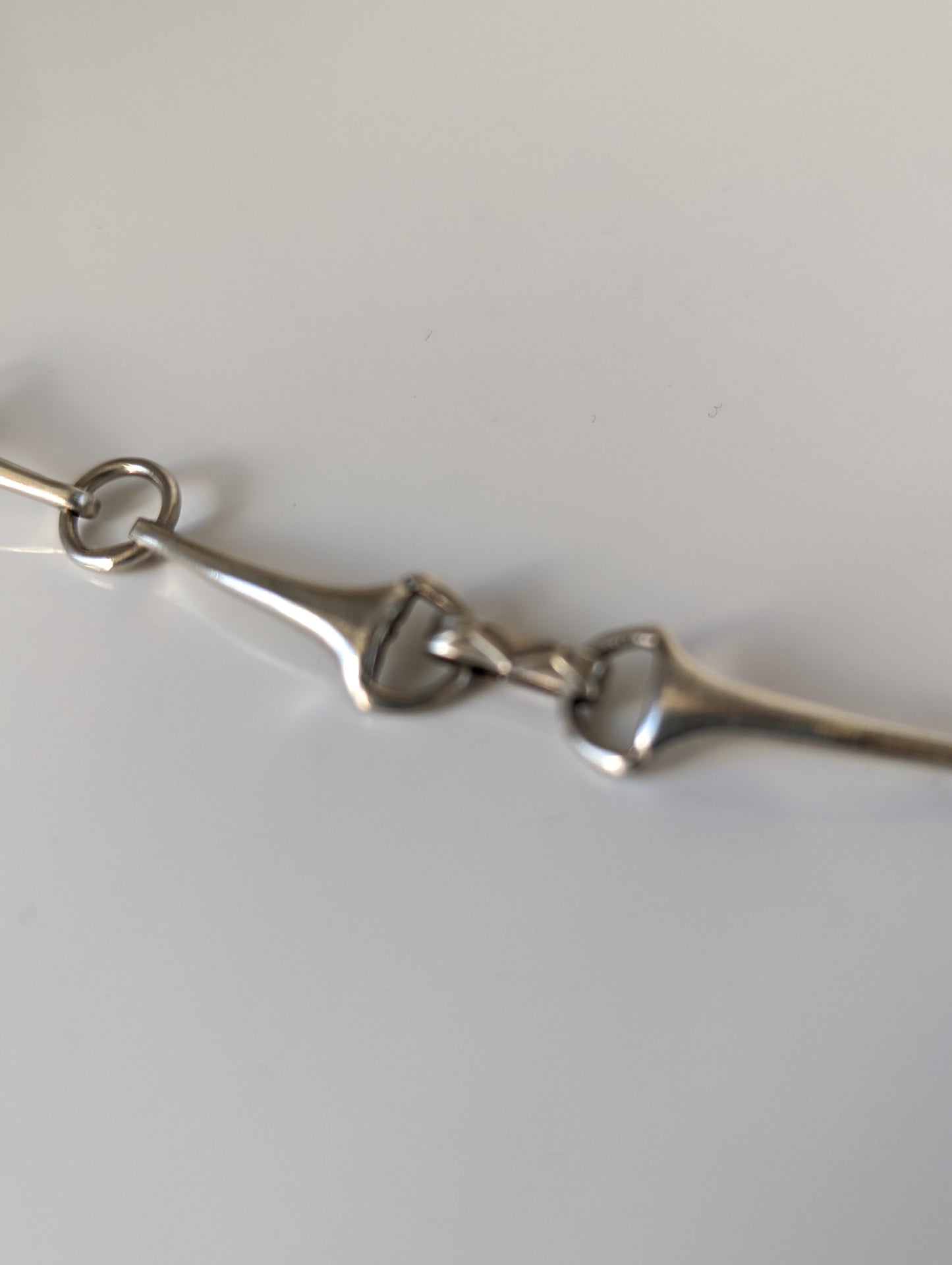 925 Sterling Silver Snaffle Bit Bracelet – Handmade Equestrian Jewellery