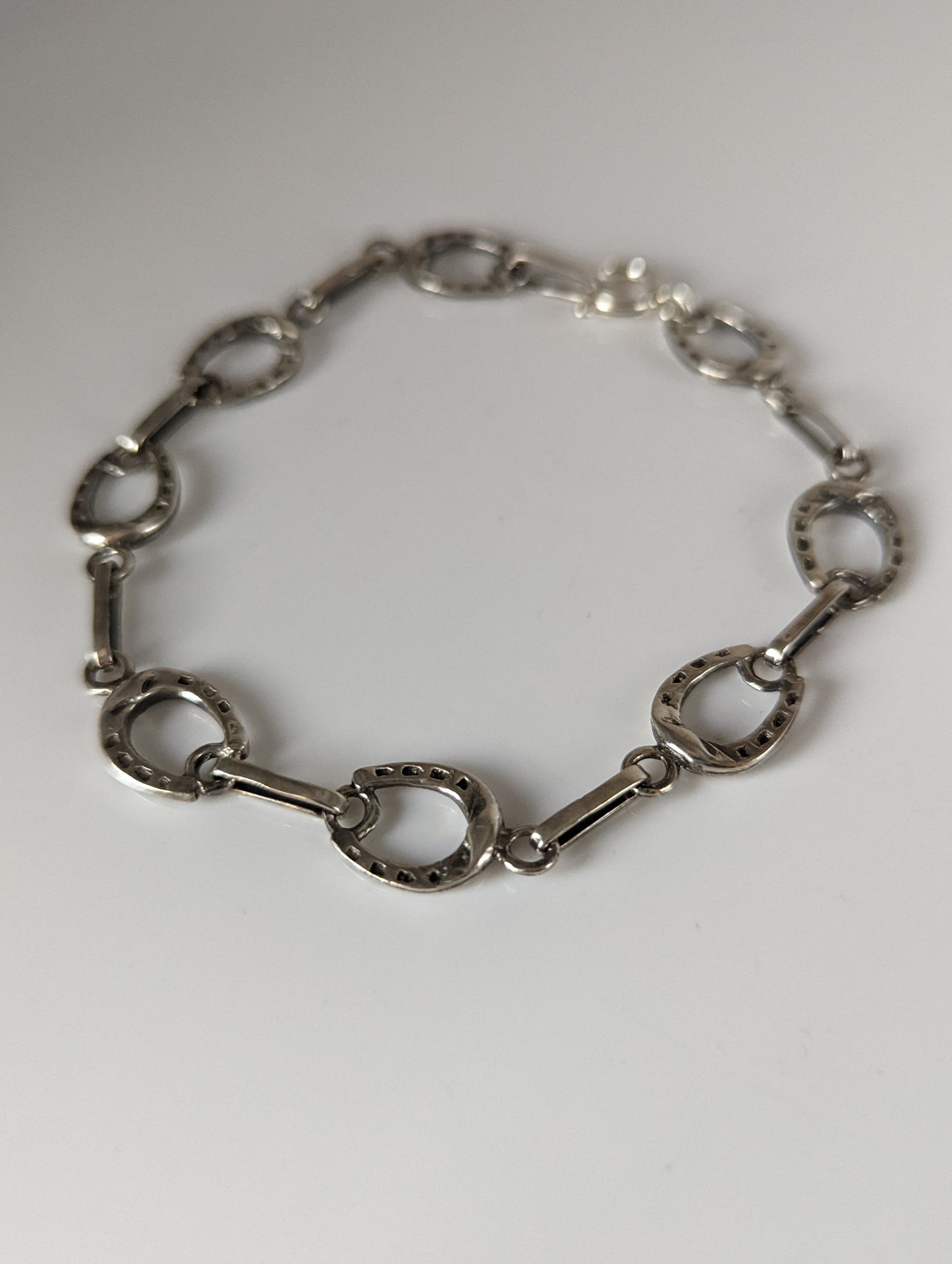 Silver Steed All About Horseshoe Silver Bracelet