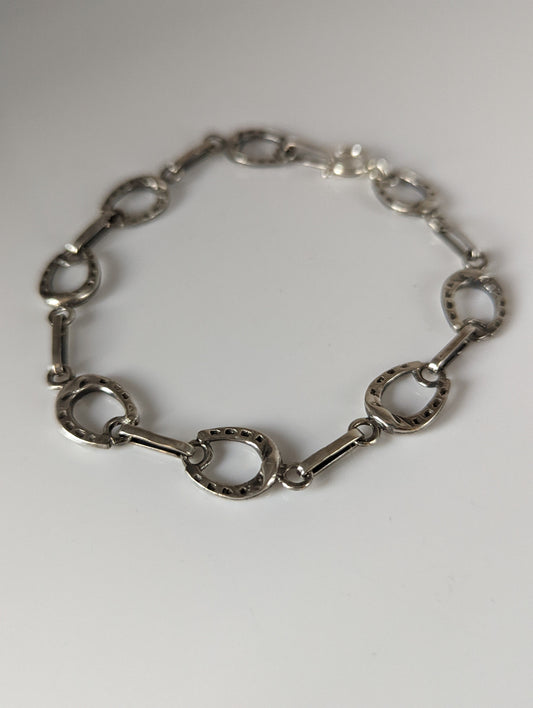 Silver Steed All About Horseshoe Silver Bracelet