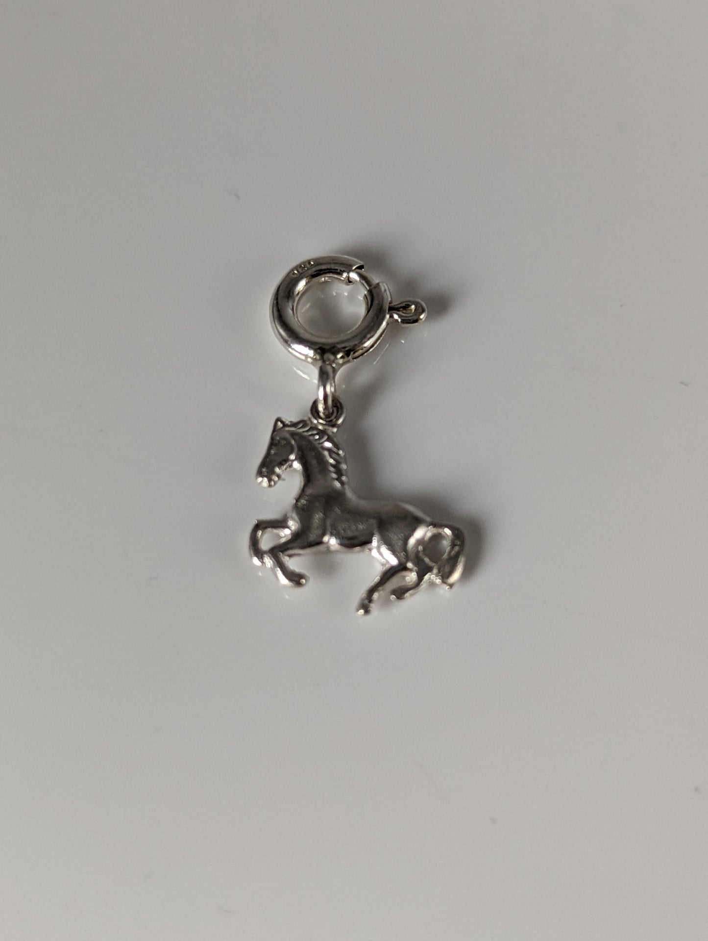 Silver Steed Galloping Horse 2 Silver Charm