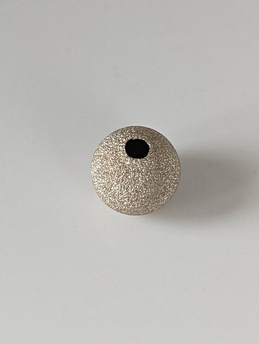 Silver Steed Glitter Ball Silver Pendant/Charm