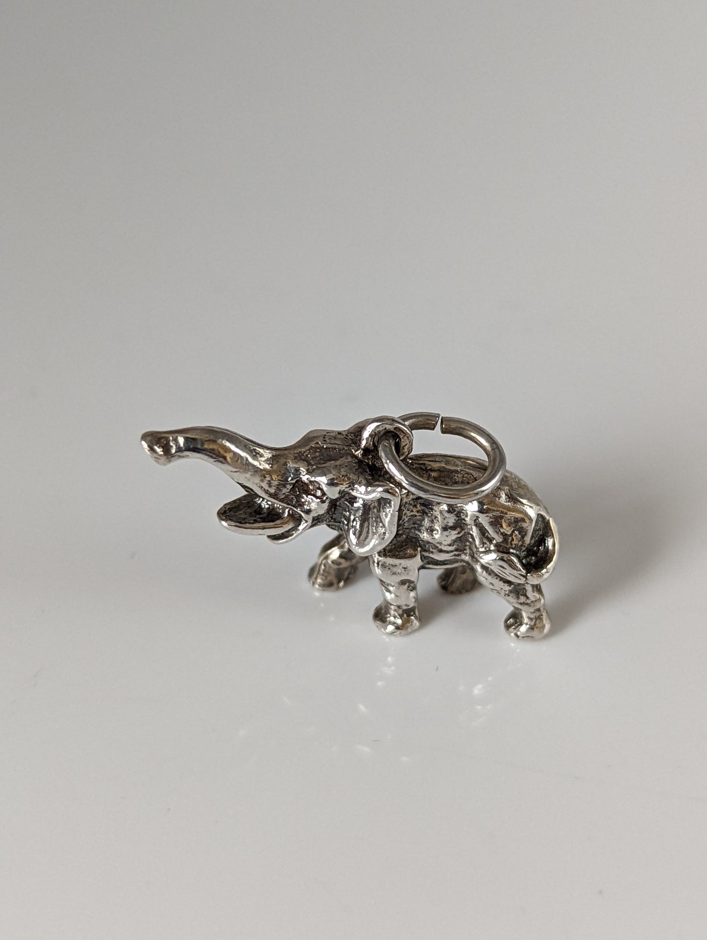 Silver Steed Elephant Silver Pendant