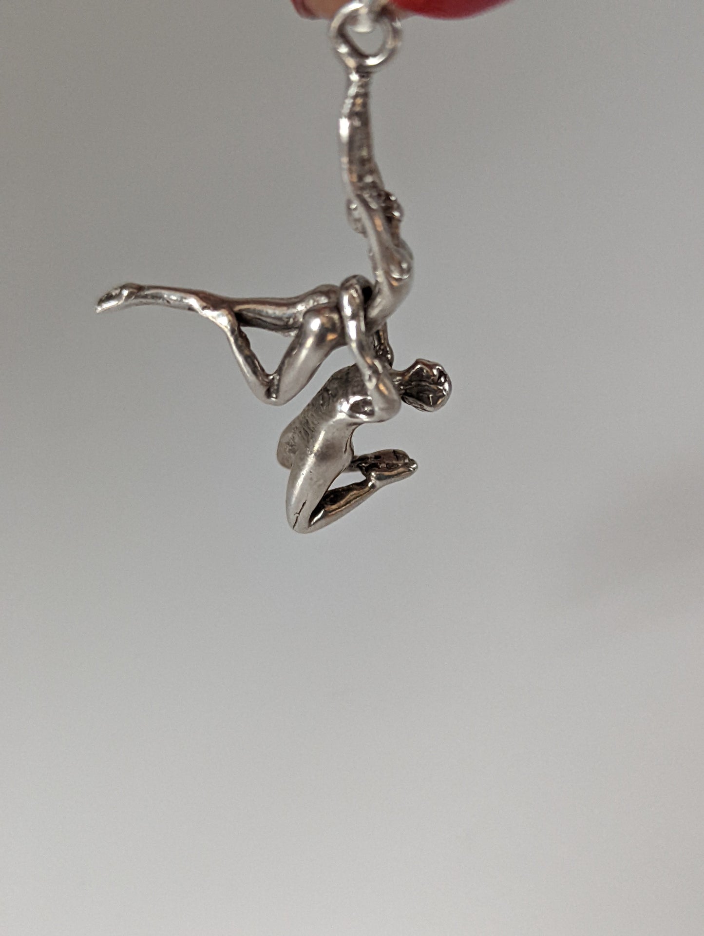 Silver Steed Acrobats Silver Pendant