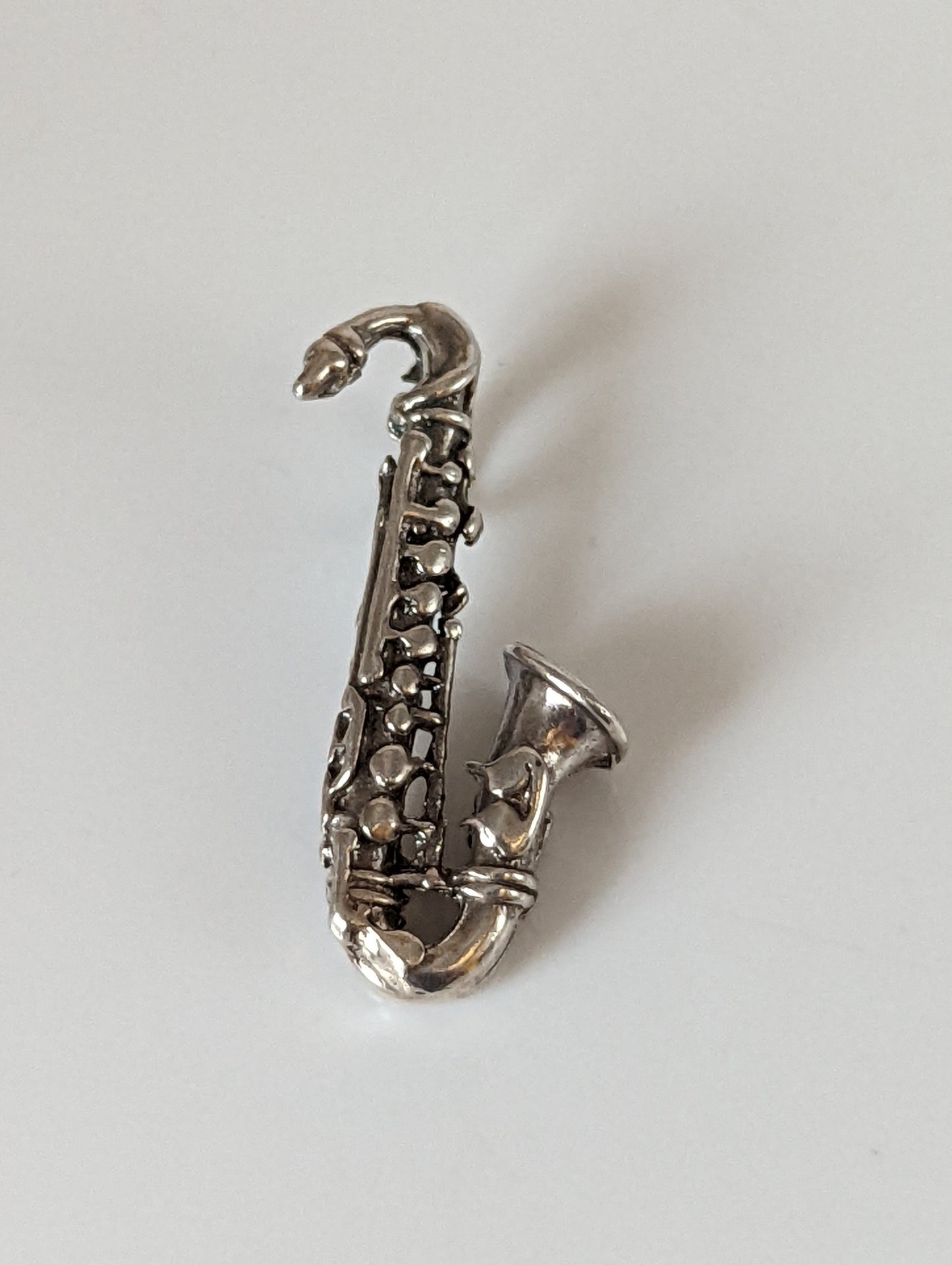 Silver Steed Saxophone Silver Pendant