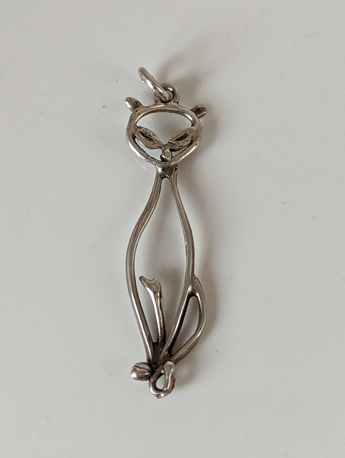 Silver Steed Feline Silver Pendant