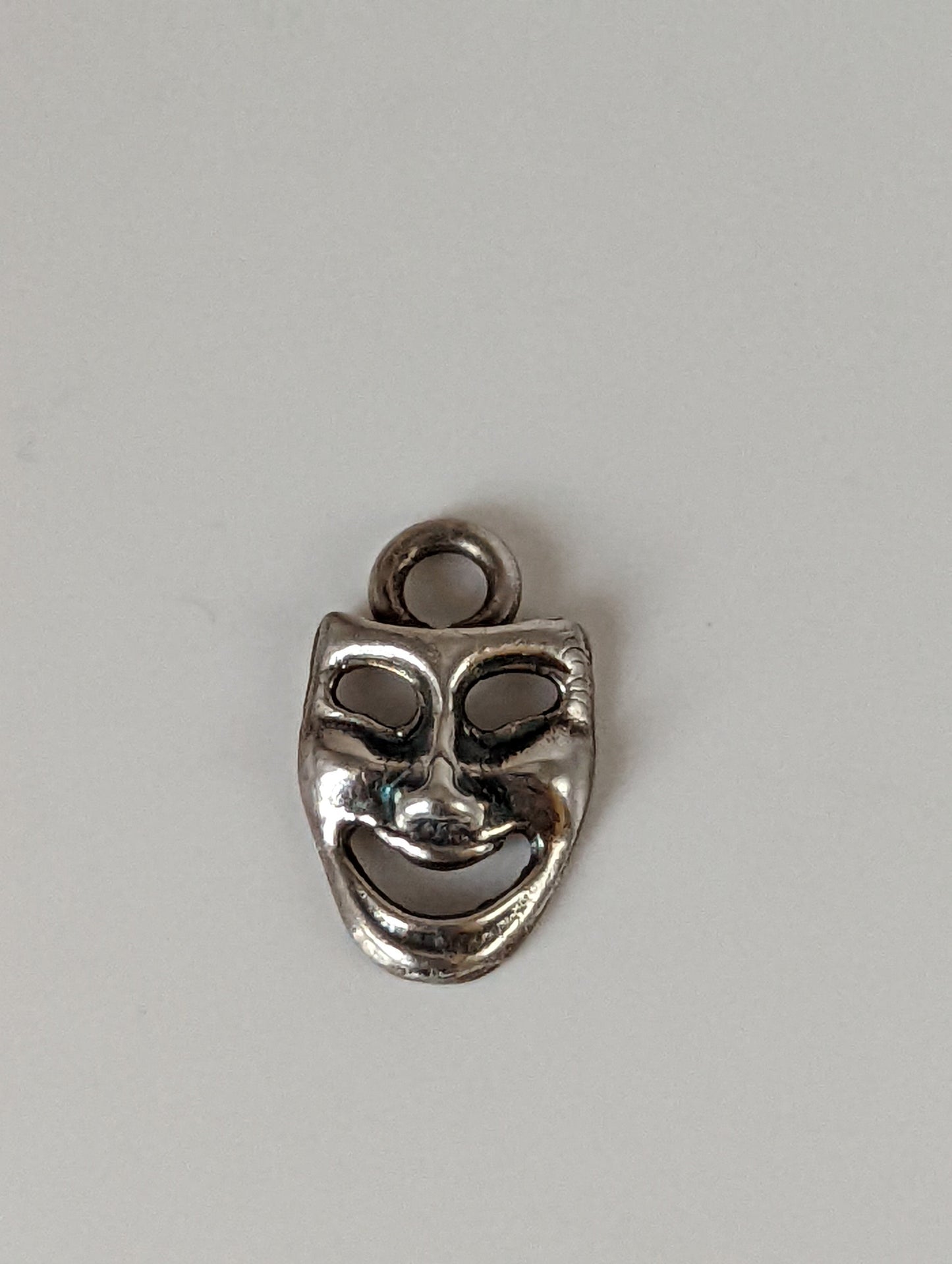 Silver Steed Comedy Silver Pendant