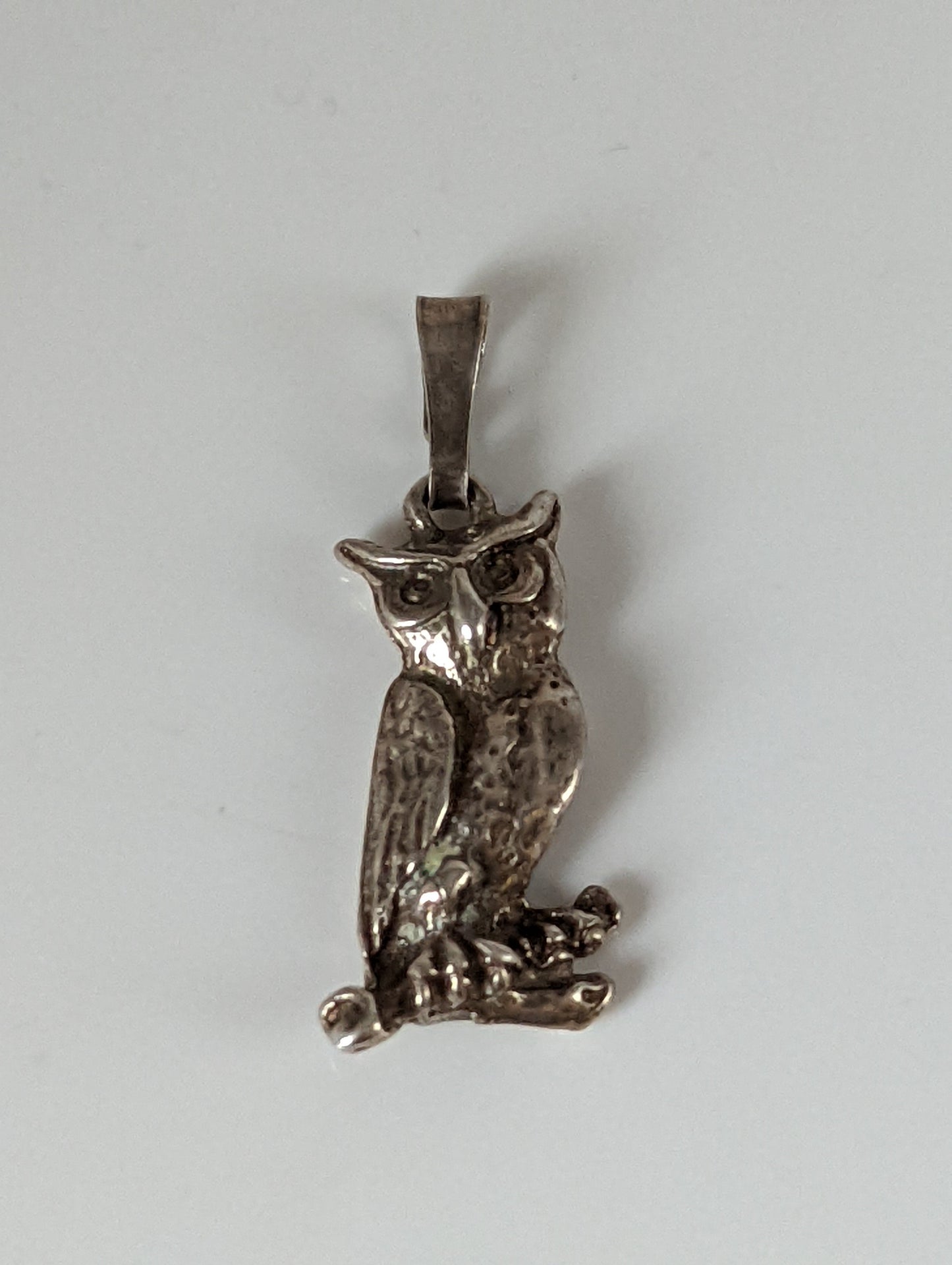 Silver Steed Wise Owl Silver Pendant