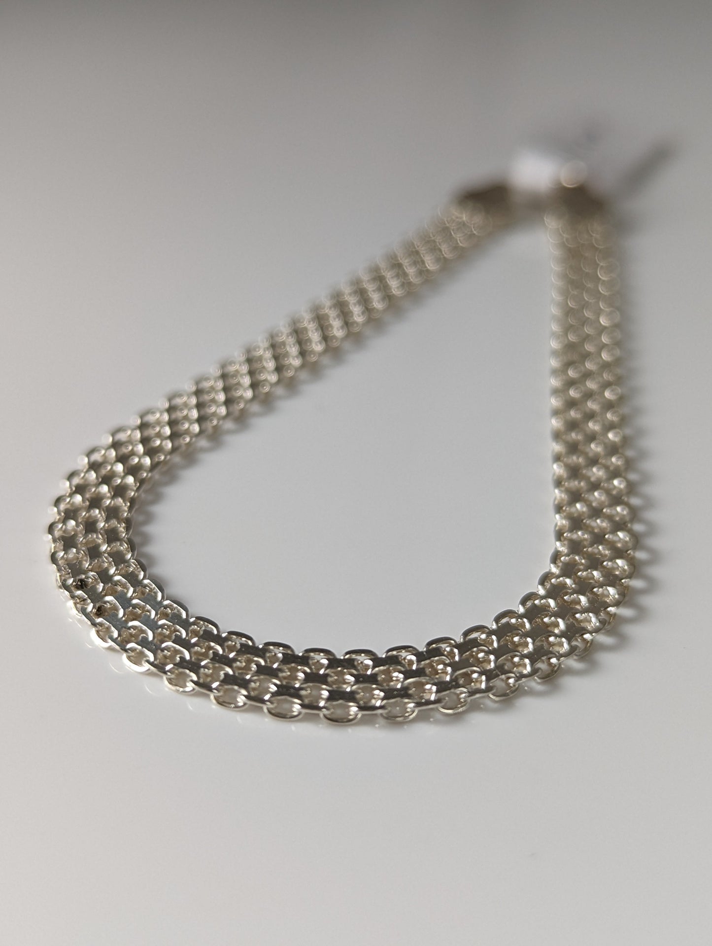 Silver Steed Interlink Silver Bracelet