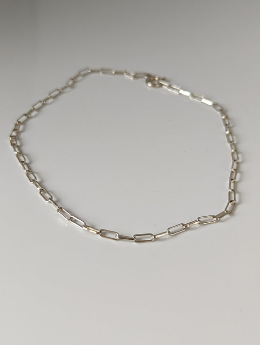 Silver Steed Slim Link Silver Bracelet