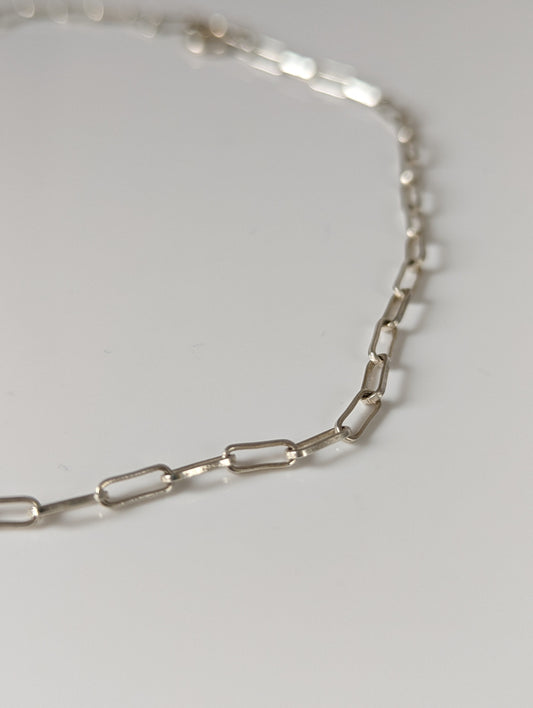 Silver Steed Slim Link Silver Bracelet