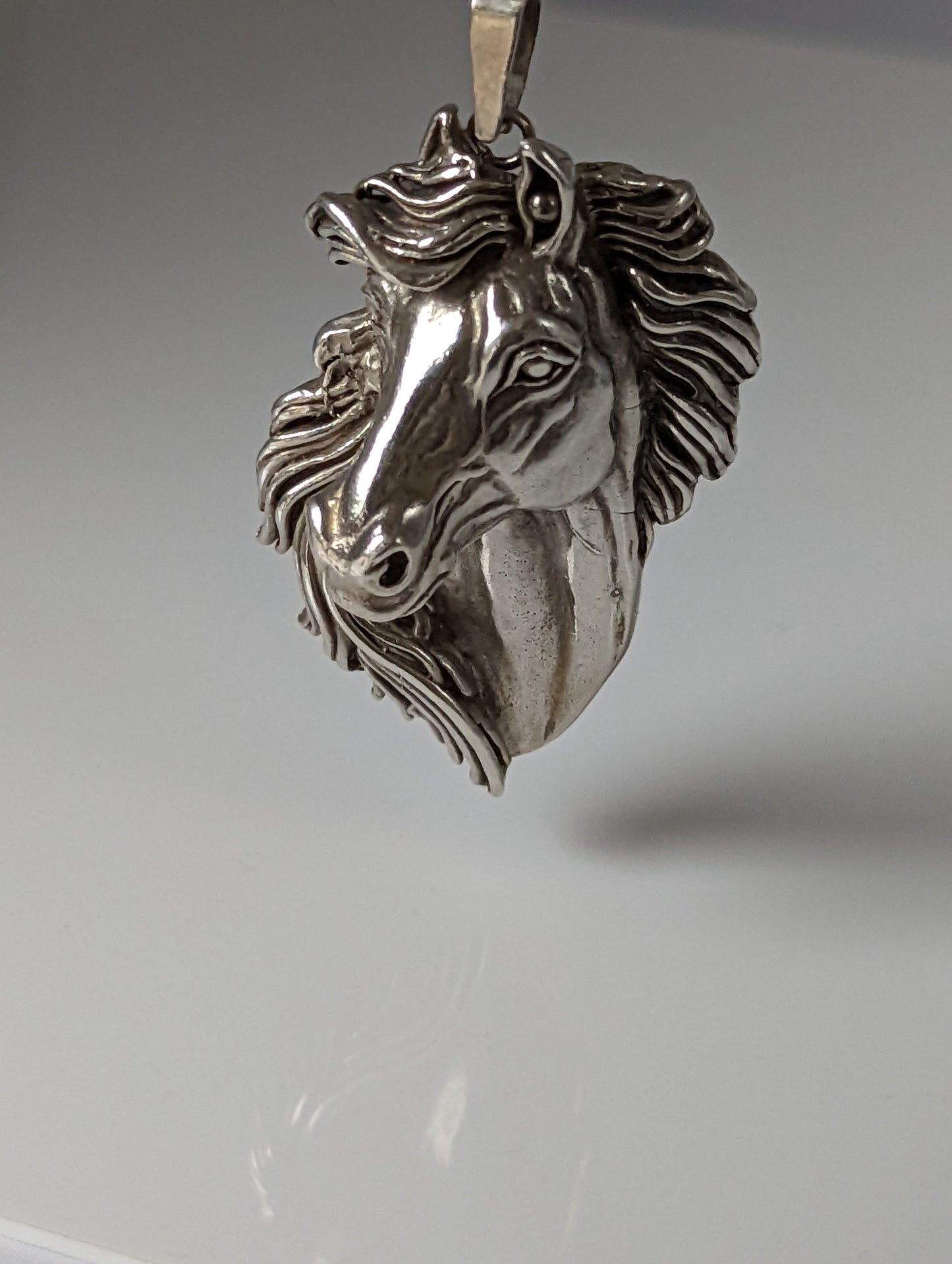 Silver Steed Signature Horse head Pendant