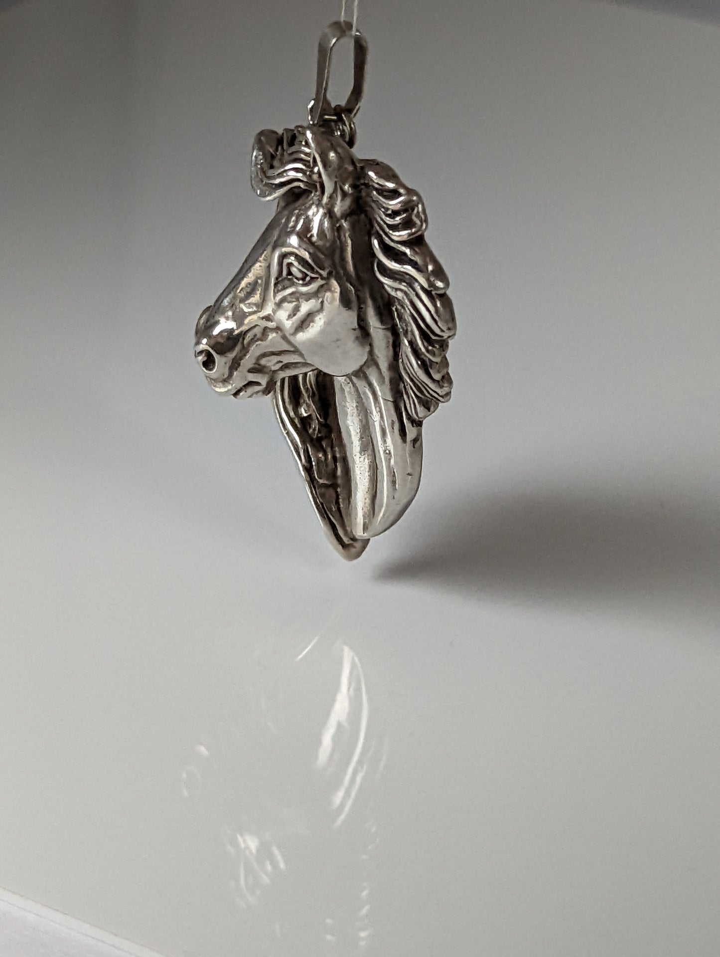 Silver Steed Signature Horse head Pendant