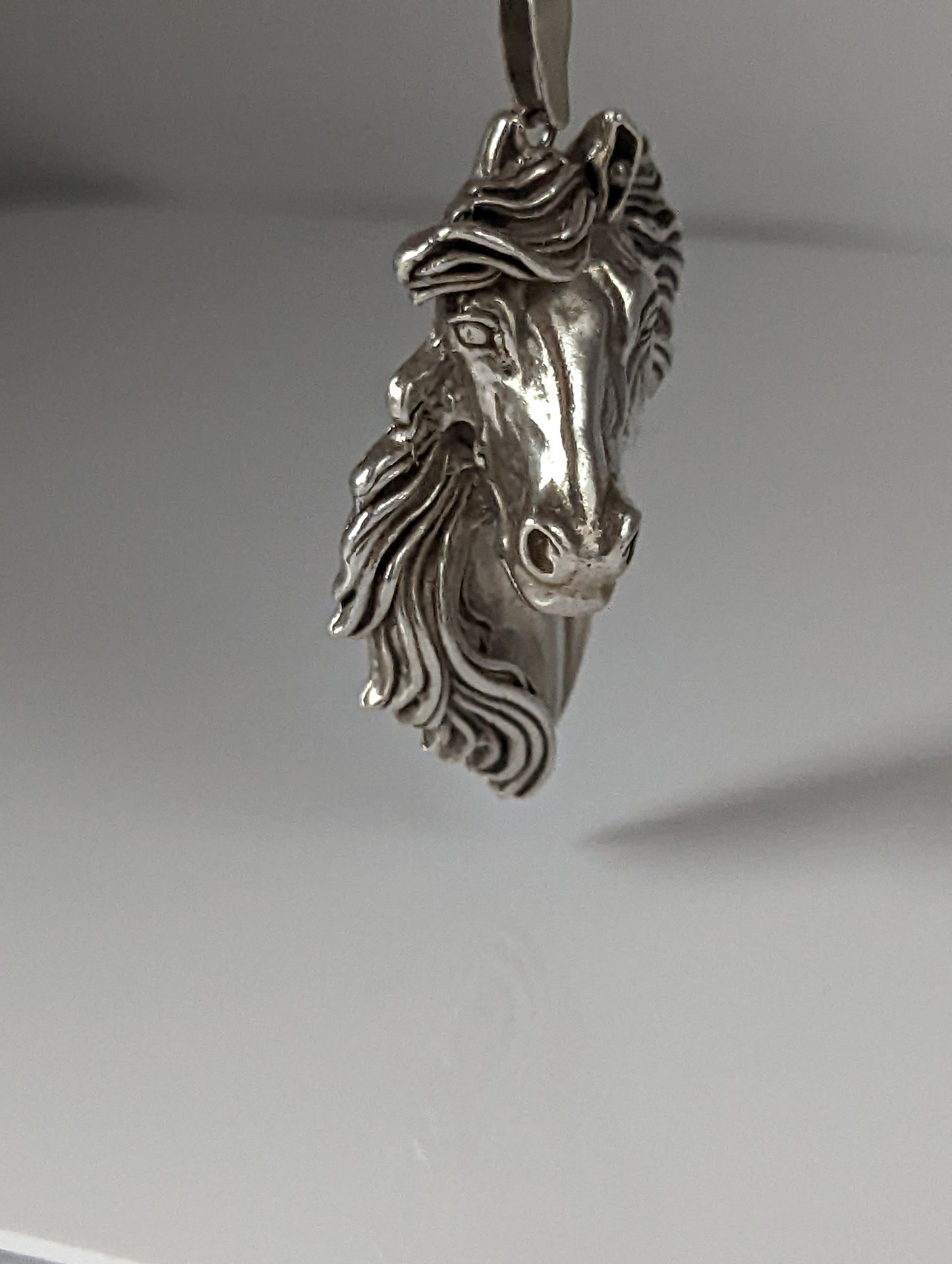 Silver Steed Signature Horse head Pendant