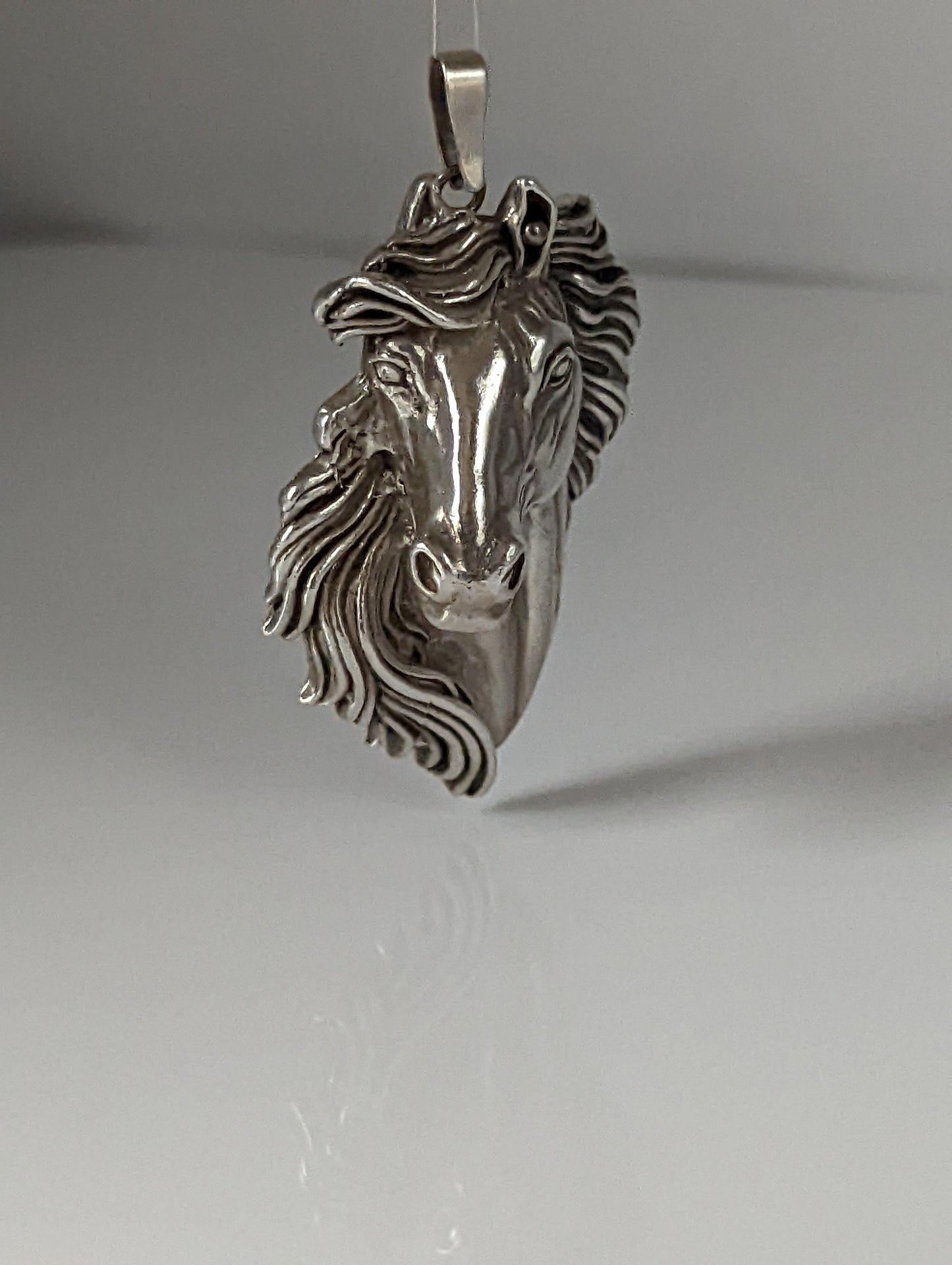 Silver Steed Signature Horse head Pendant