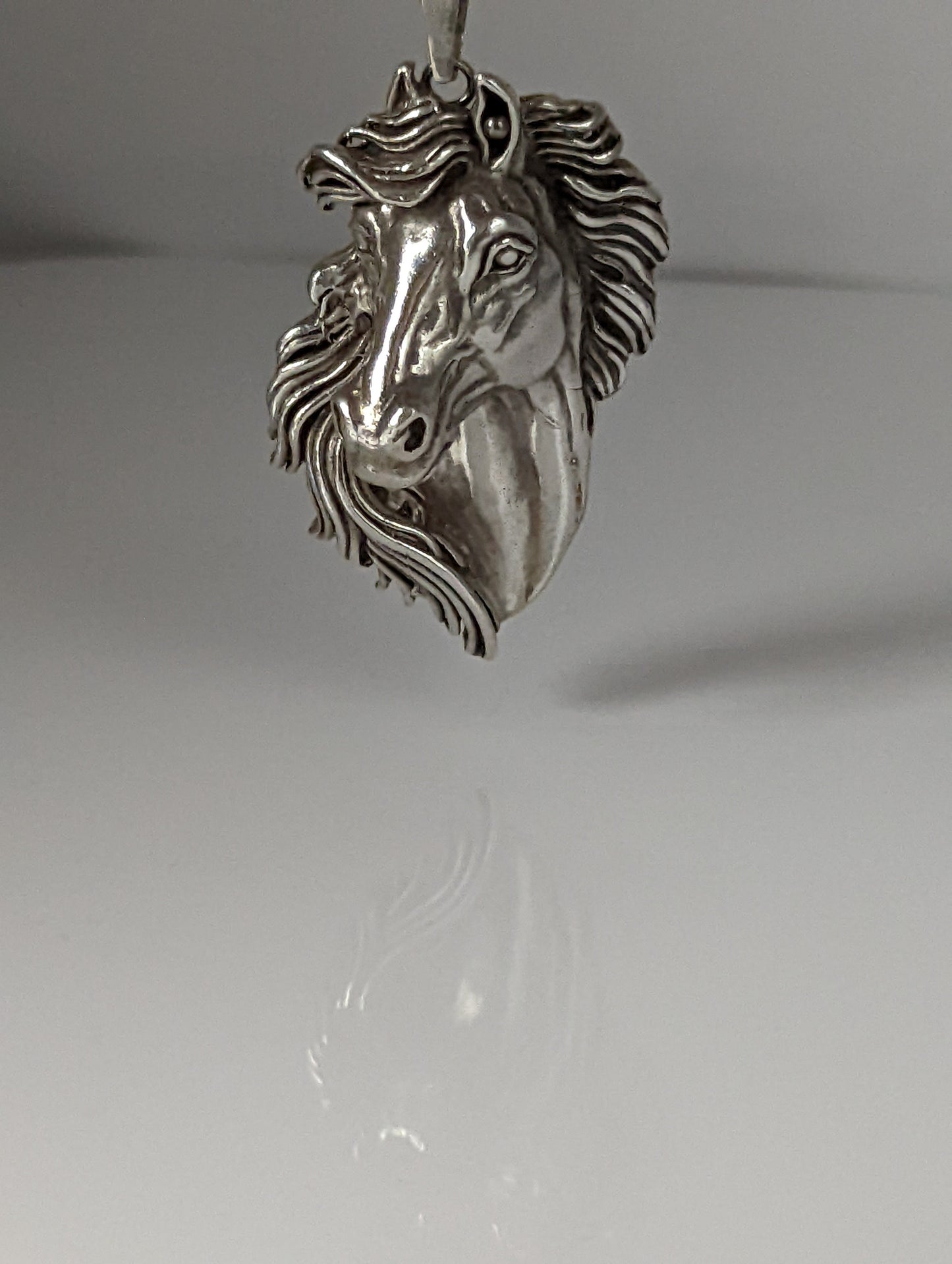 Silver Steed Signature Horse head Pendant
