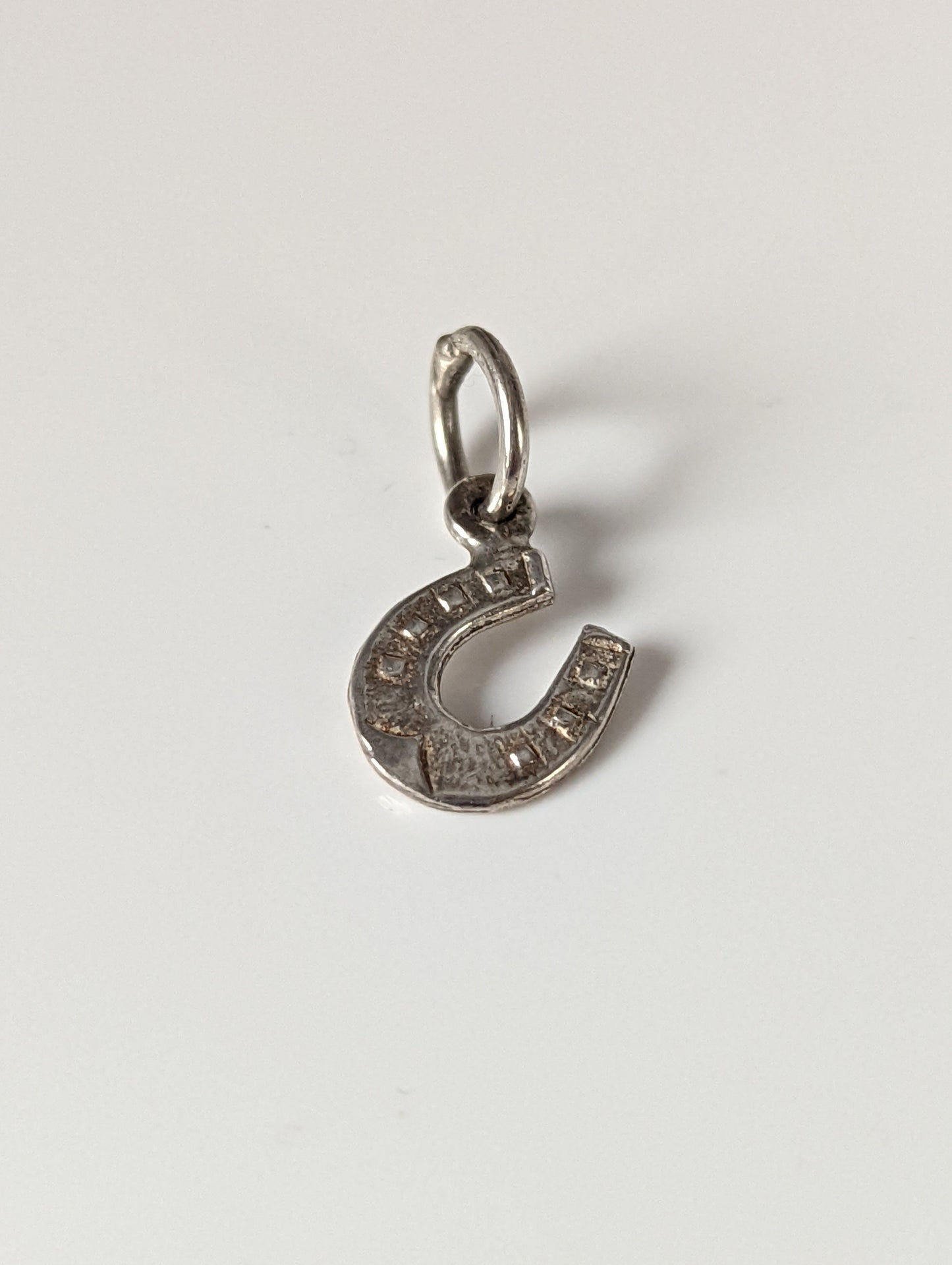 Silver Steed Horseshoe Silver Pendant