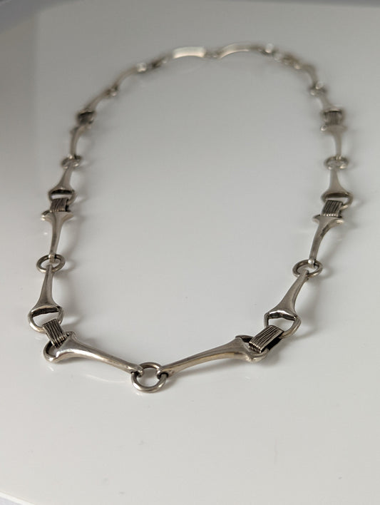 Silver Steed All About Snaffle 1 Necklace