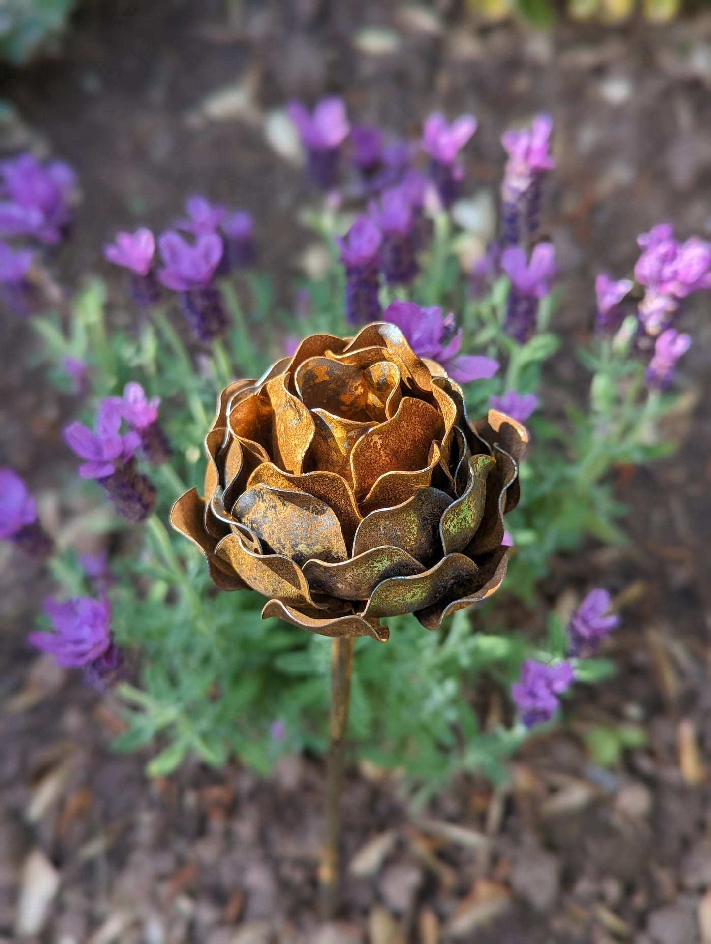 Metal Peony