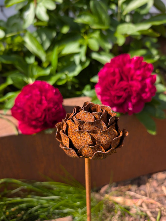 Metal Peony