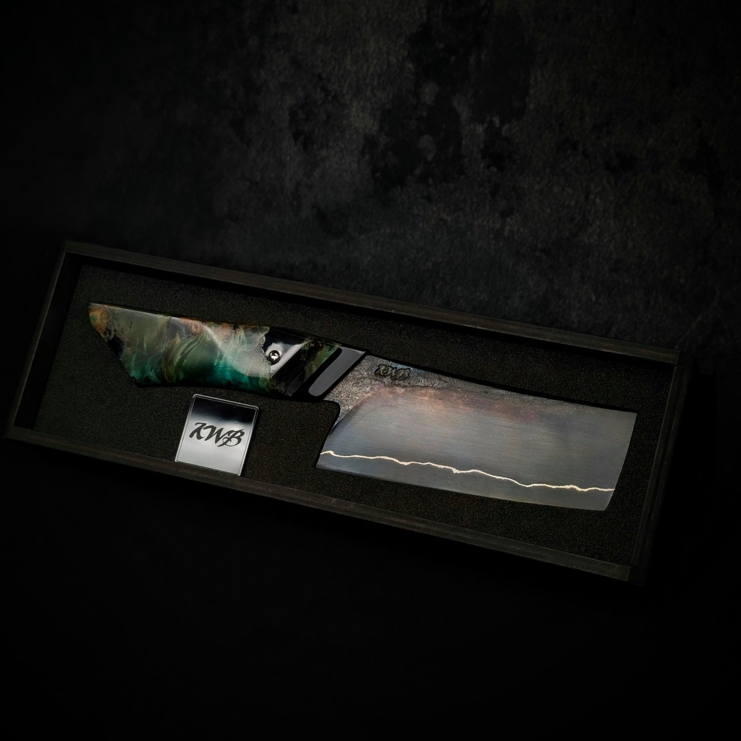 115mm Nakiri Veg Knife | Handmade Kitchen Knives