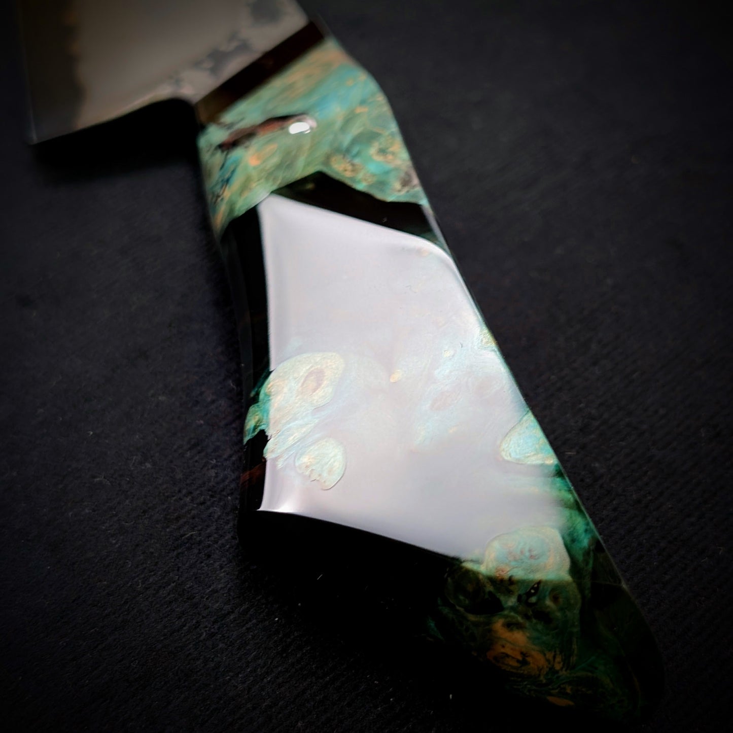 160mm Stainless San-Mai Utility Knife | Handmade Kitchen Knives