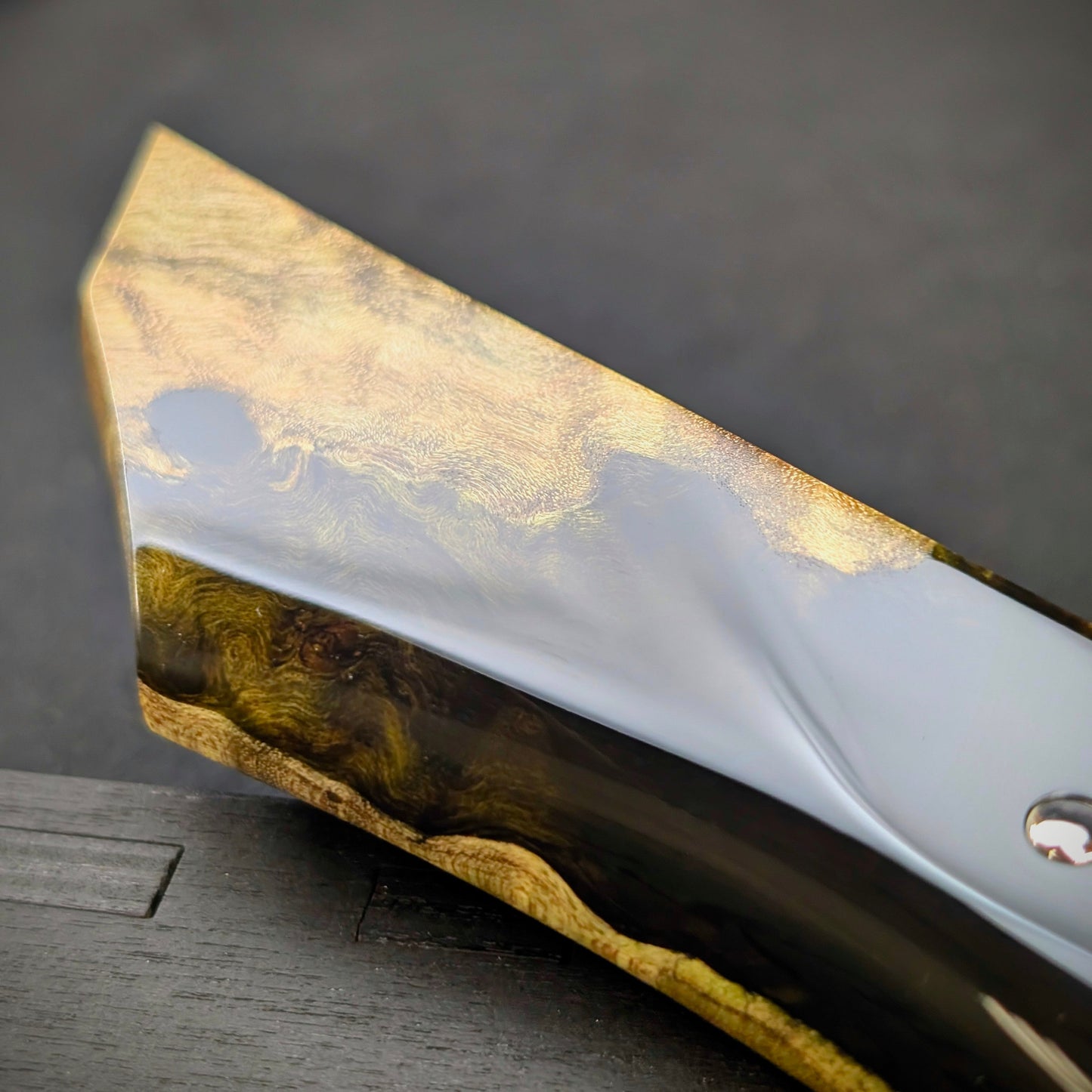 140mm Stainless San-Mai Knife | Handmade Outdoor Knives