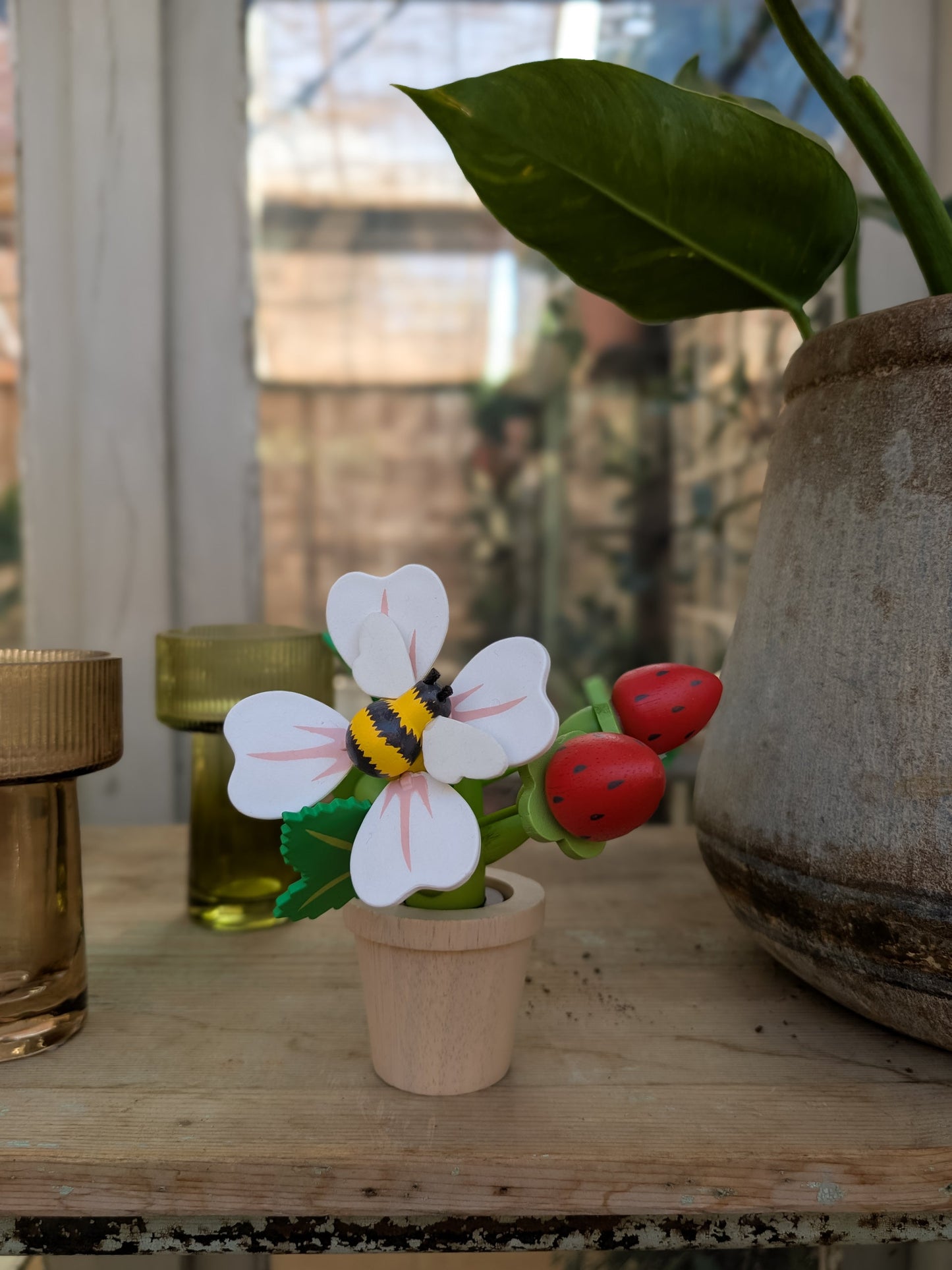 Strawberry Flower Pot