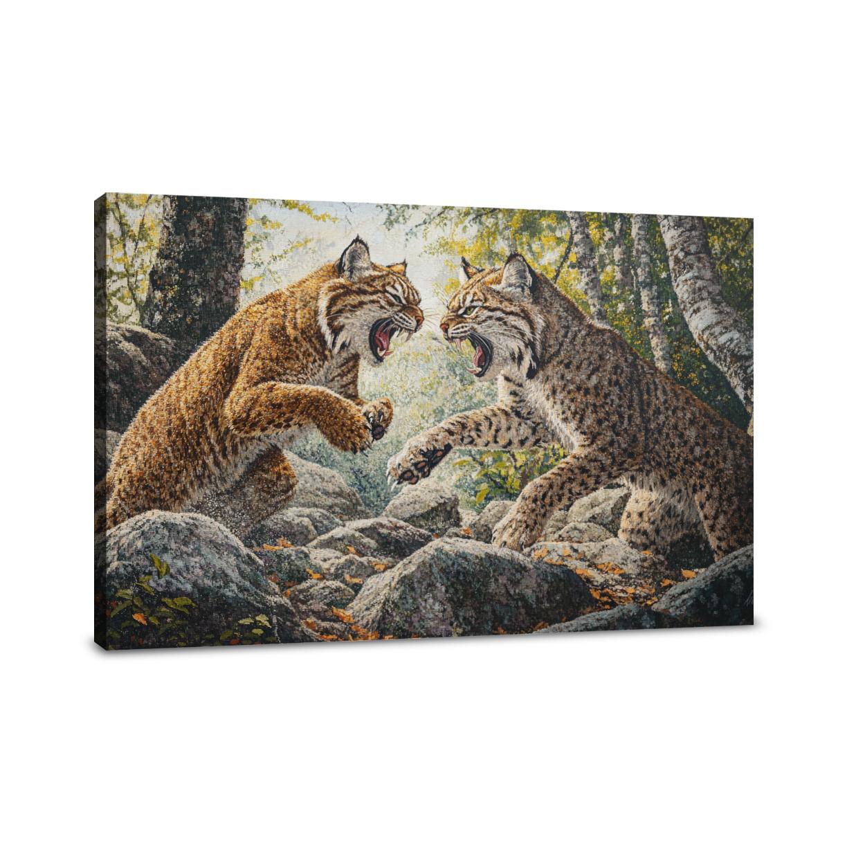 Wildcat Duel Canvas