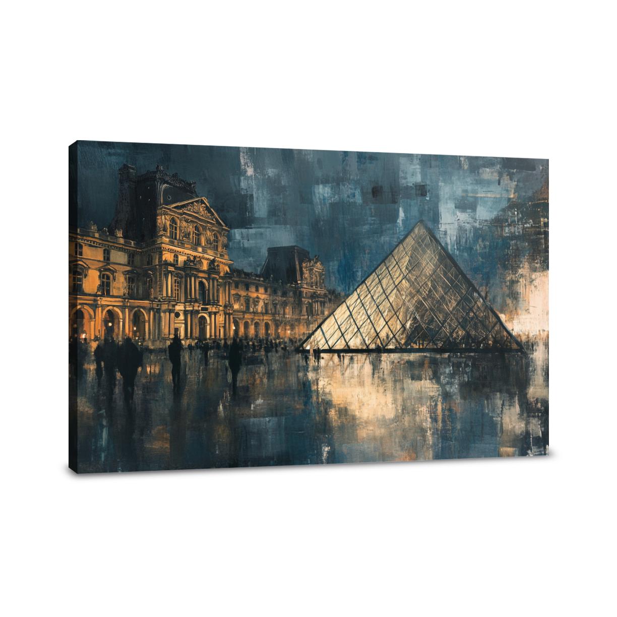 Twilight Whispers Louvre Canvas