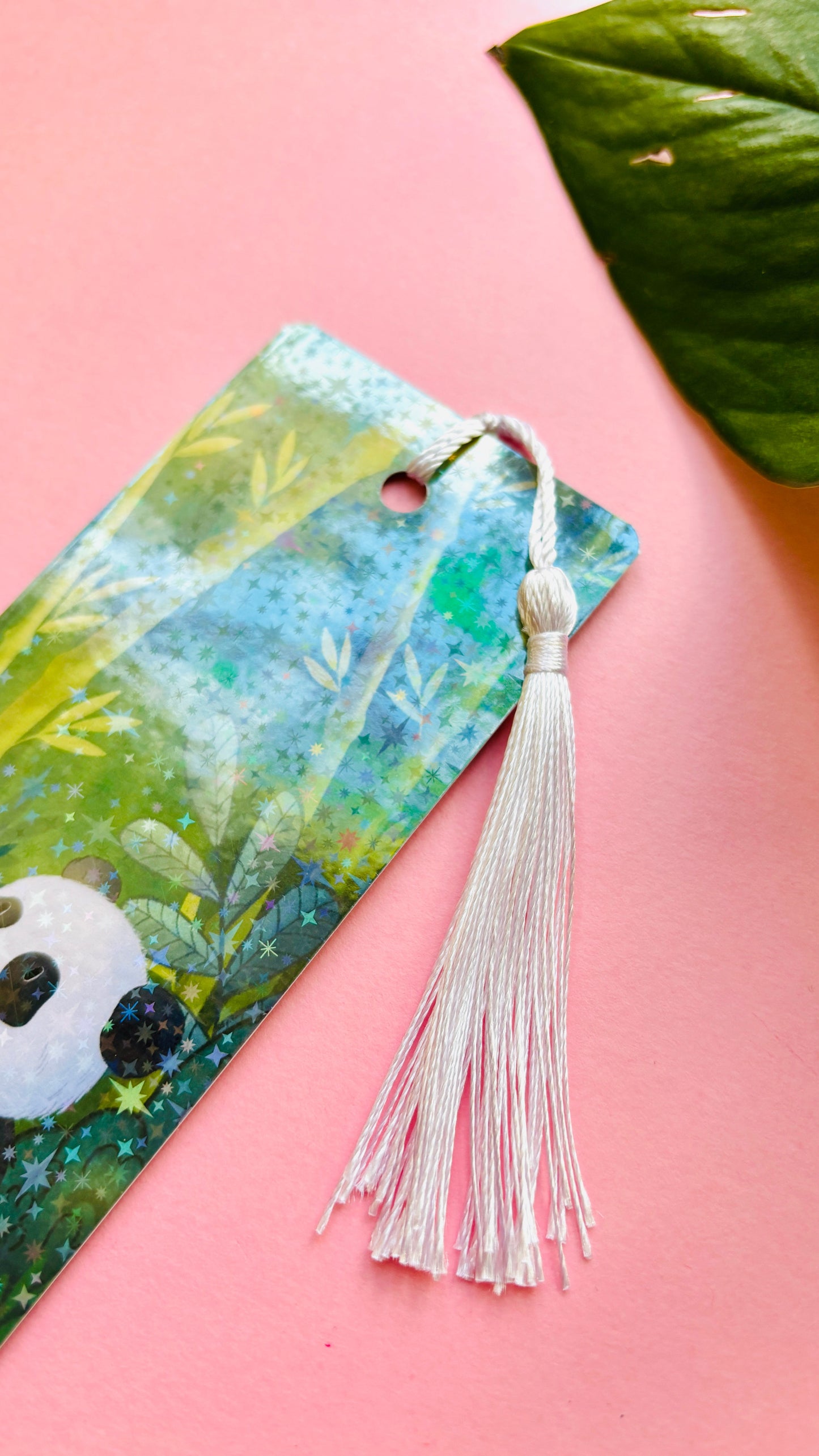 Giant Panda Holographic Bookmark Gift for Panda Lovers