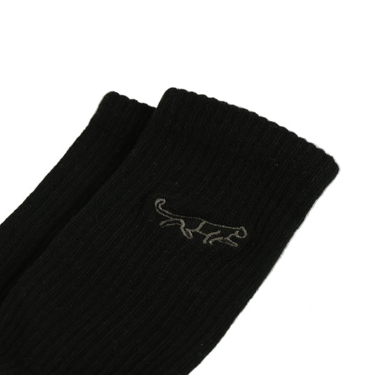 Save the Black Panthers Ribbed Bamboo Socks