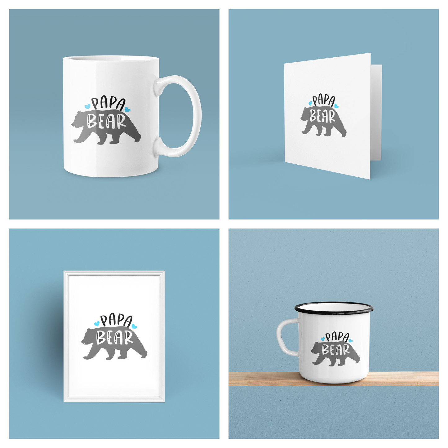 Personalised Papa Bear Fathers Day Collection