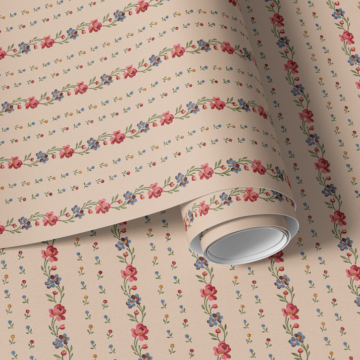 Belle Buds - Blush - Wallpaper