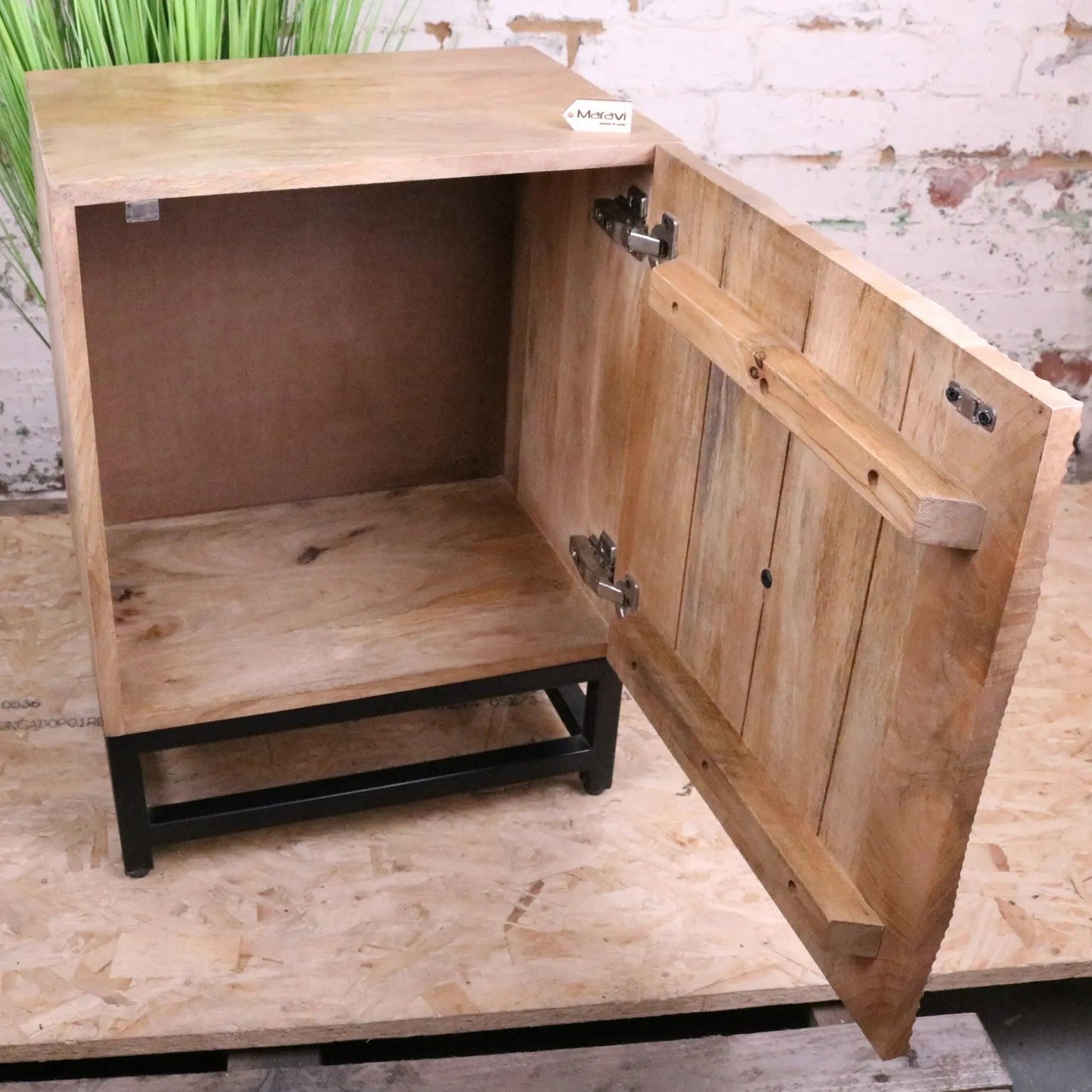 Parika Mango Wood Bedside Cabinet