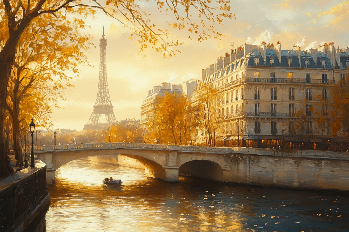 Parisian Harmony Canvas