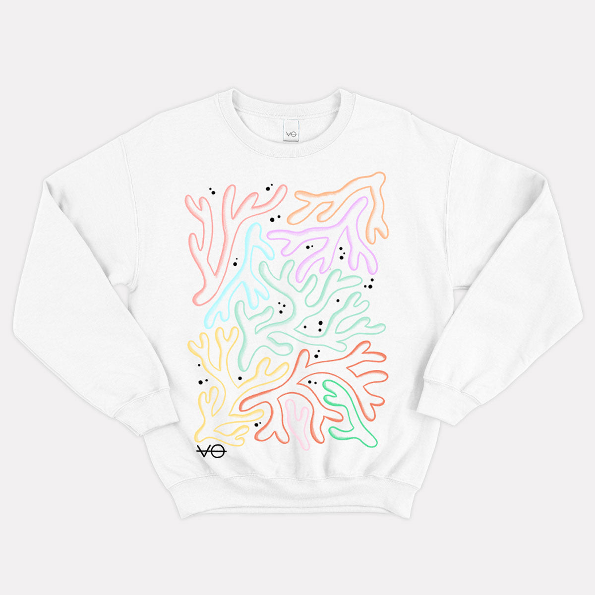 Pastel Coral Sweatshirt (Unisex)
