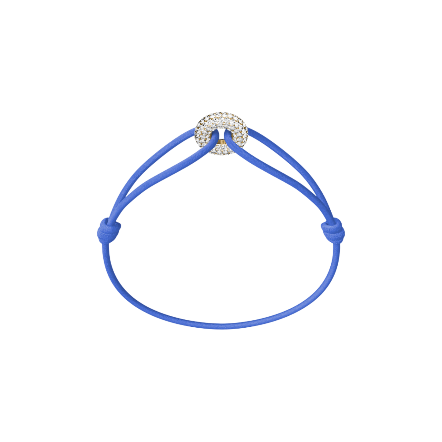 Mini Golden Soho Pavé Cord Bracelet