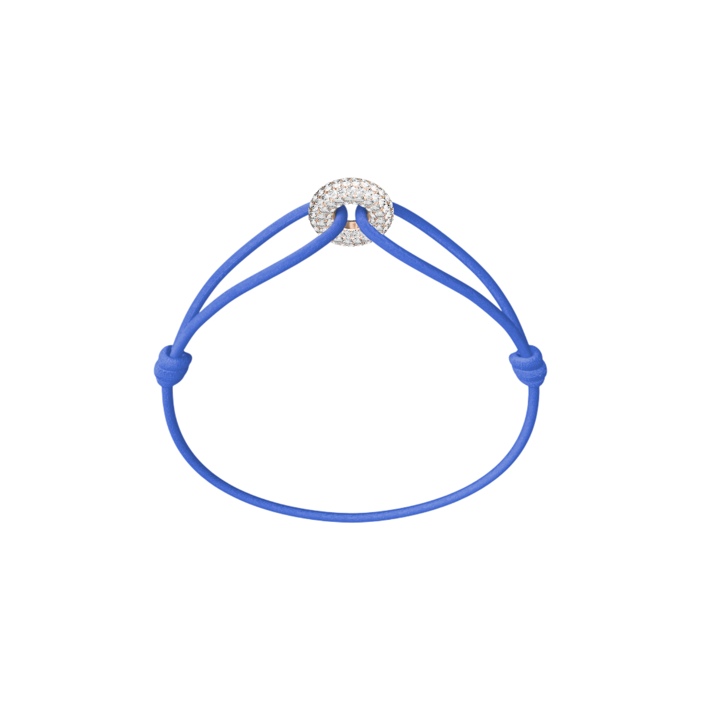 Mini Rose Soho Pavé Cord Bracelet