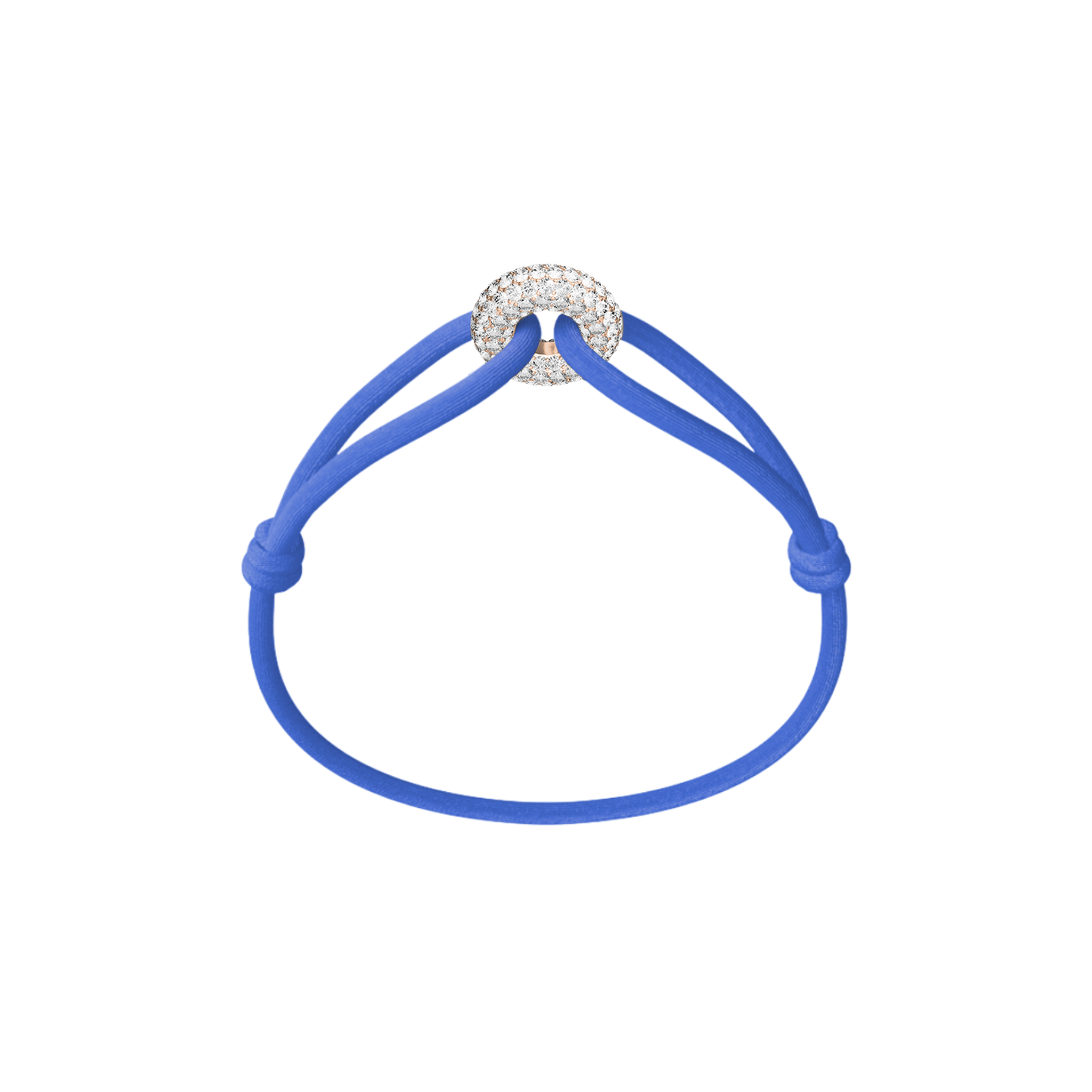 Rose Soho Pavé Cord Bracelet