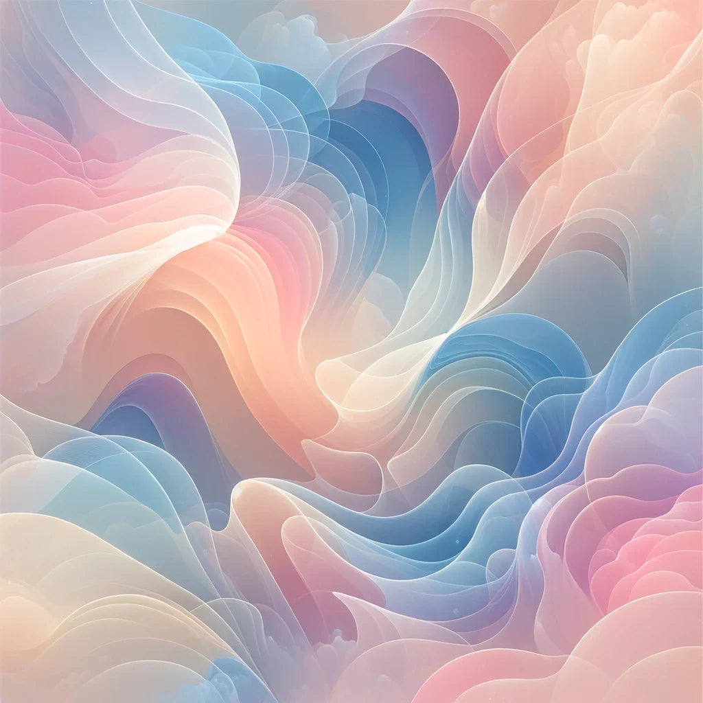 Pastel Dreamscape Cotton Cushion