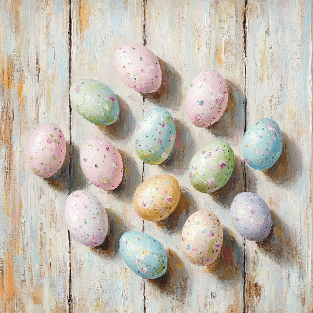 Pastel Easter Egg Canvas