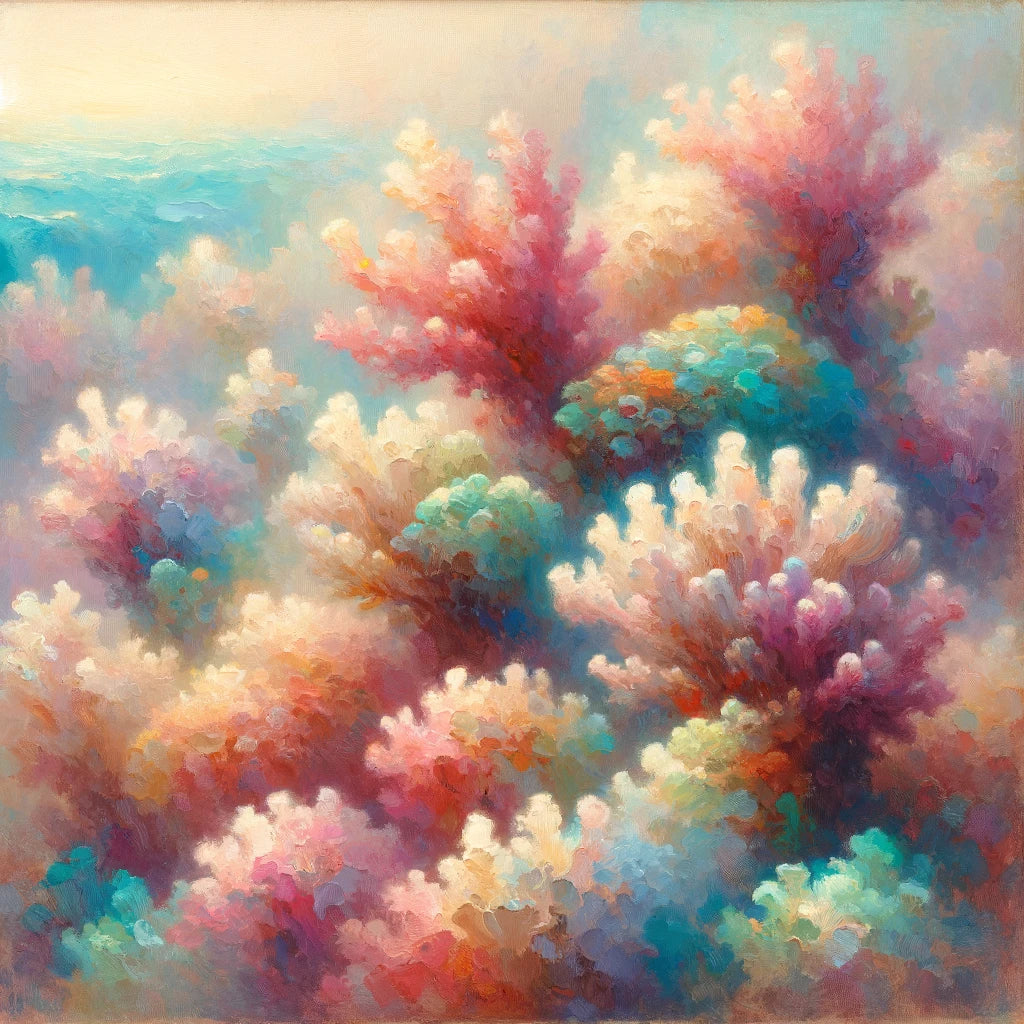 Pastel Reef Canvas