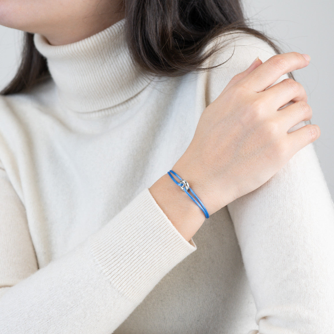 Mini Silver Soho Cord Bracelet