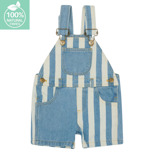 Patchwork Denim Shorts