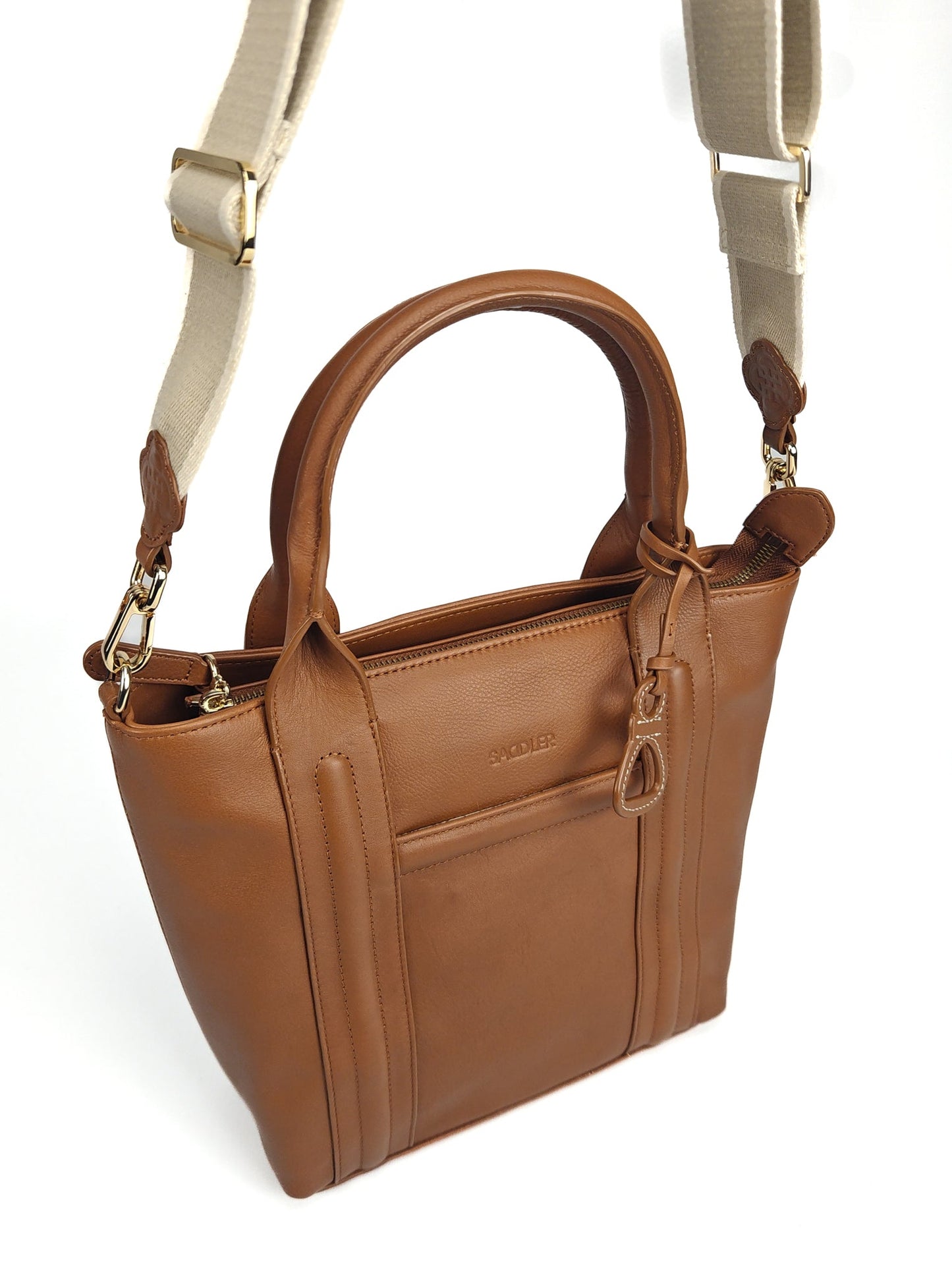 "Patricia" Leather Handbag for Women by Saddler – Stylish, Versatile & Practical Design