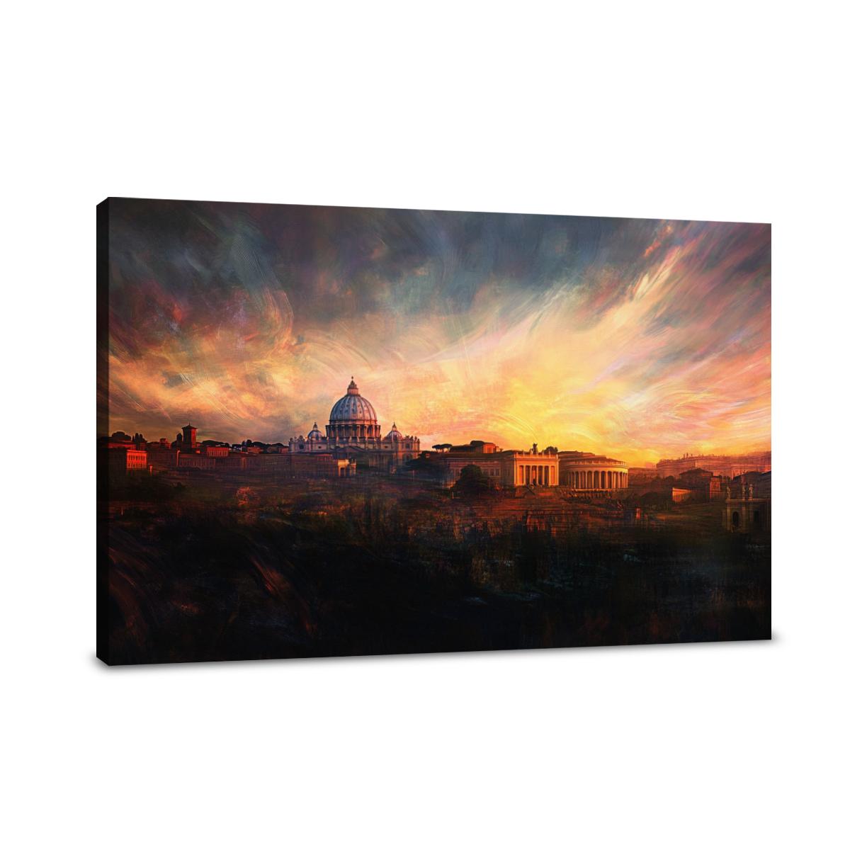 Vatican Sunrise Canvas