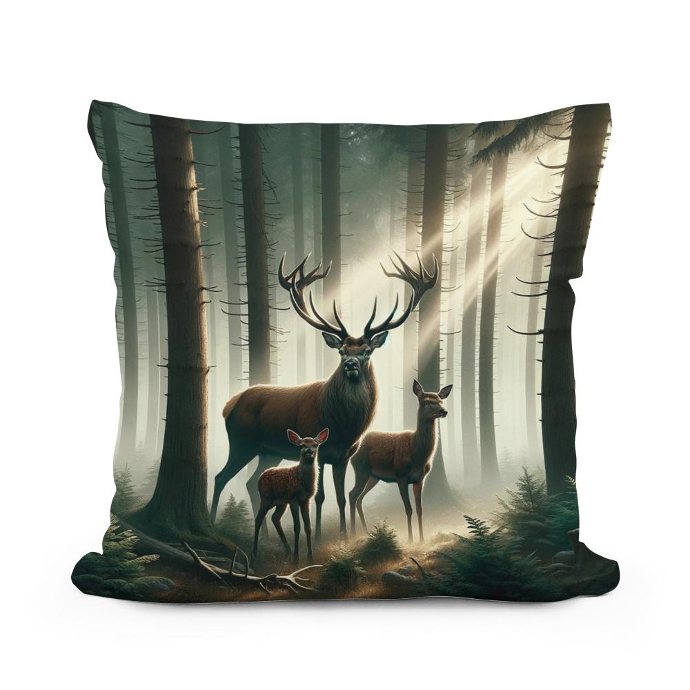 Forest Kinship Cotton Cushion